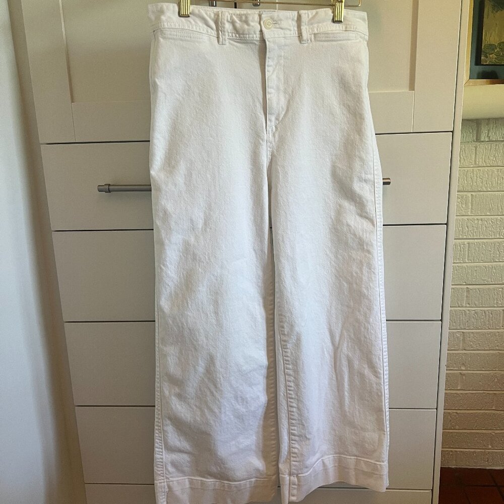 White high rise GAP jeans